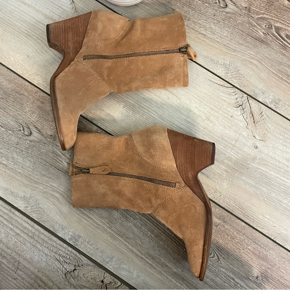 Kelsi Dagger Houston Suede‎ Boots Women’s 8.5 Leather Cottagecore Western - Picture 4 of 9